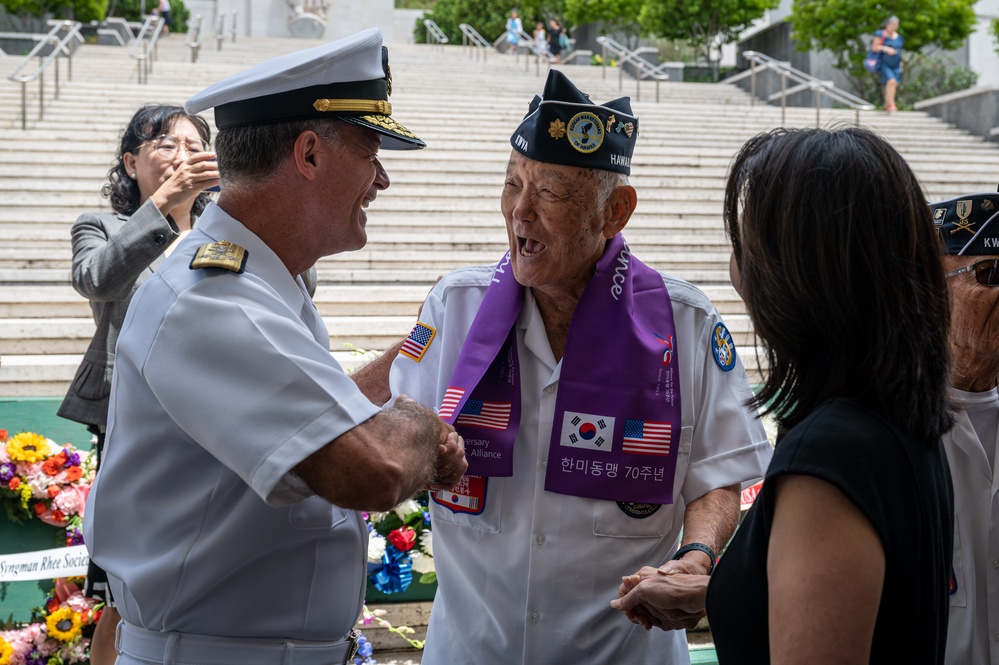 CDRUSINDOPACOM Attends 73rd Korean War Commemoration