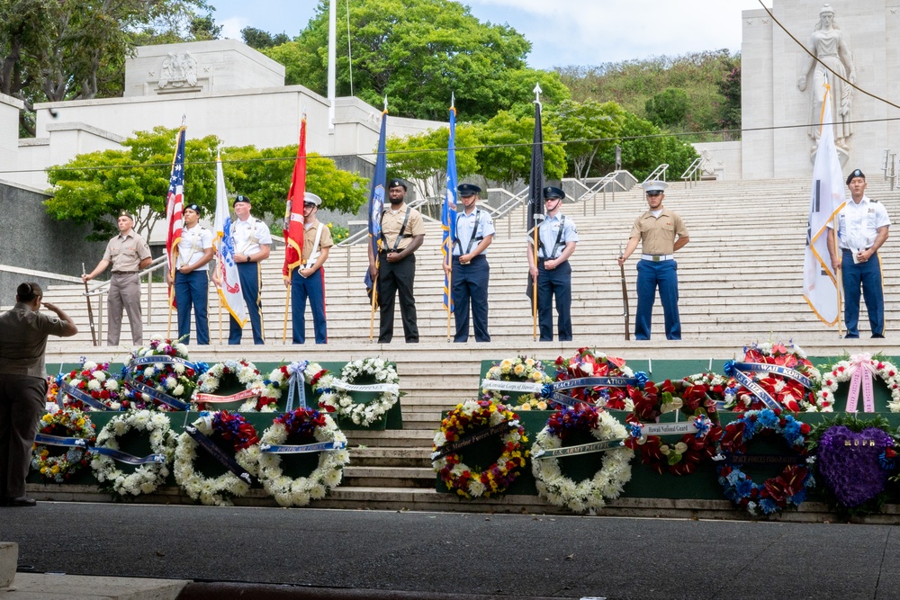 CDRUSINDOPACOM Attends 73rd Korean War Commemoration