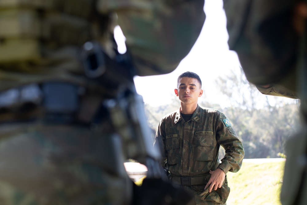 U.S. Marines Conduct Scout Sniper Assessment with Brazilian Marine Corps