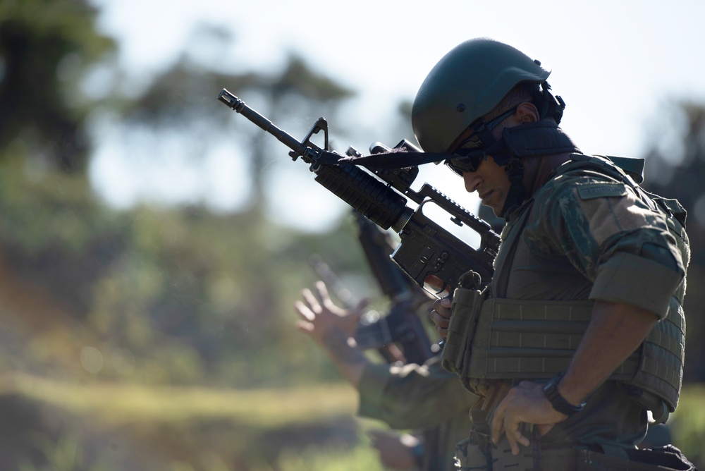 U.S. Marines Conduct Scout Sniper Assessment with Brazilian Marine Corps