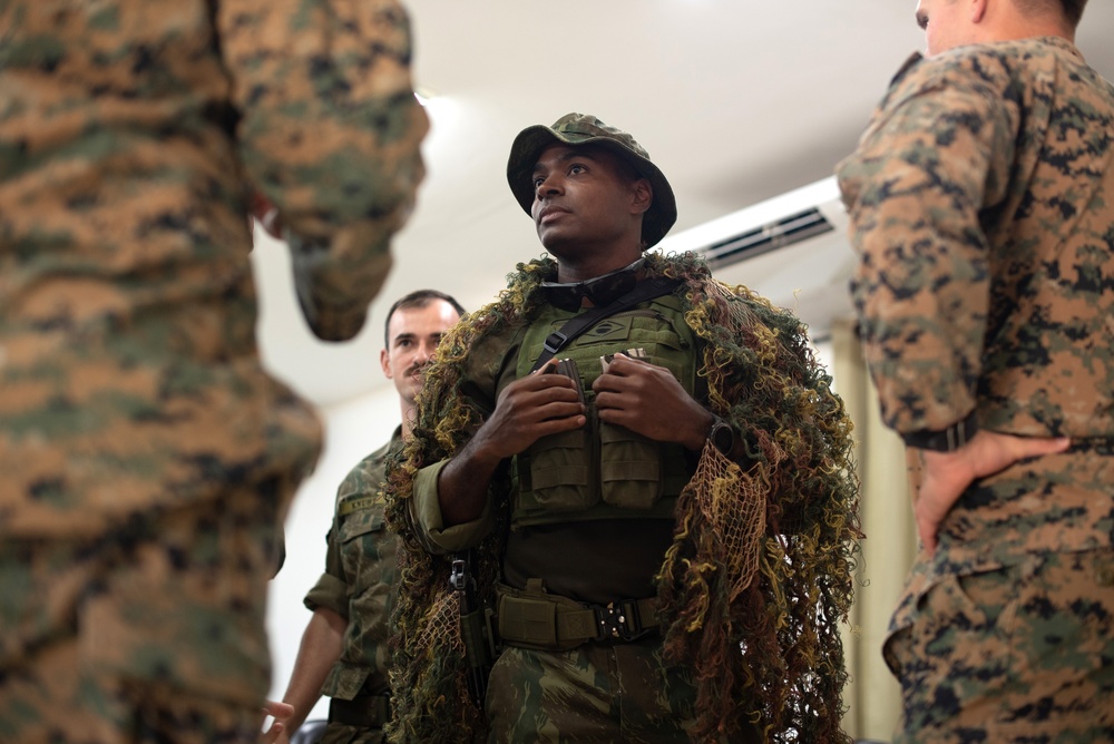 U.S. Marines Conduct Scout Sniper Assessment with Brazilian Marine Corps