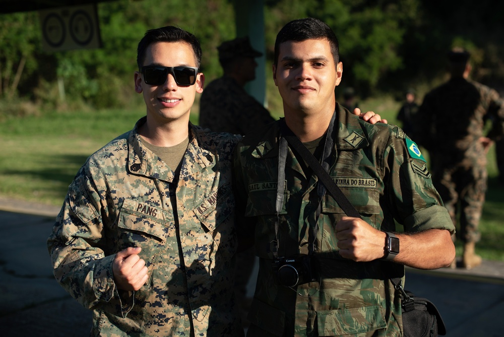 U.S. Marines Conduct Scout Sniper Assessment with Brazilian Marine Corps