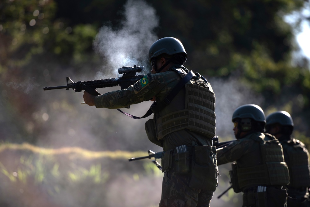 U.S. Marines Conduct Scout Sniper Assessment with Brazilian Marine Corps