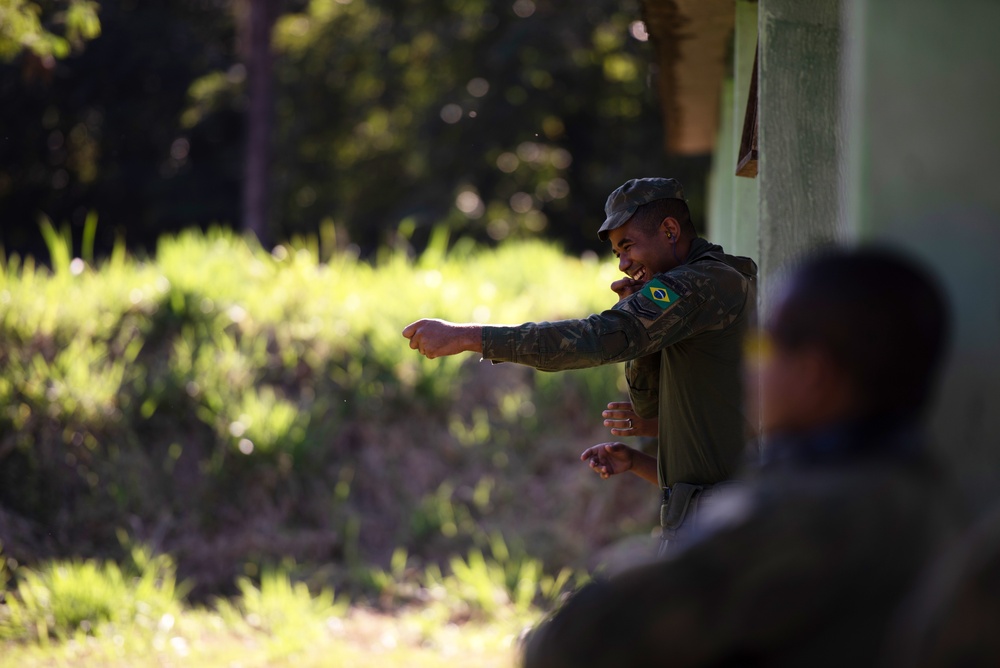 U.S. Marines Conduct Scout Sniper Assessment with Brazilian Marine Corps