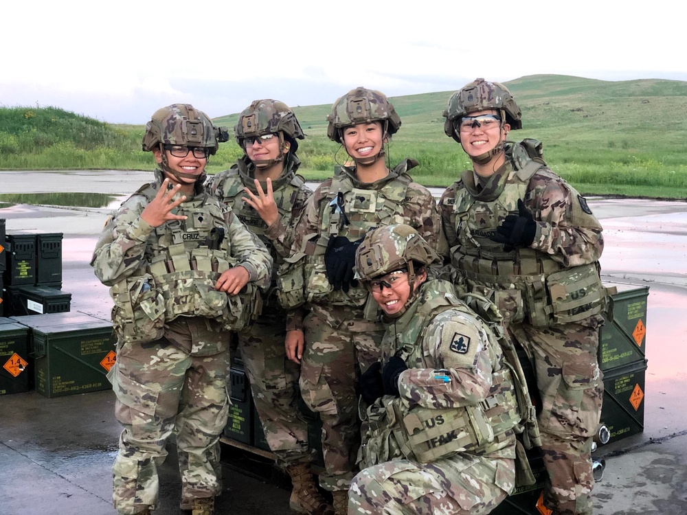 Sgt. Taylor L. Salgado-Ganzagan at Pre-deployment Mission Ready Exercises in Oklahoma, 2019.