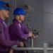 USS Ronald Reagan (CVN 76) conducts fueling-at-sea with USS Rafael Peralta (DDG 115)