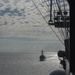 USS Ronald Reagan (CVN 76) conducts fueling-at-sea with USS Rafael Peralta (DDG 115)