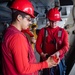 USS Ronald Reagan (CVN 76) conducts fueling-at-sea with USS Rafael Peralta (DDG 115)