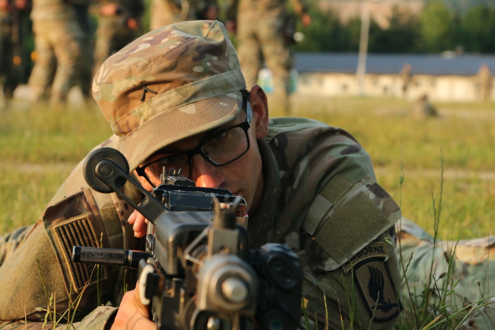 Down the sights