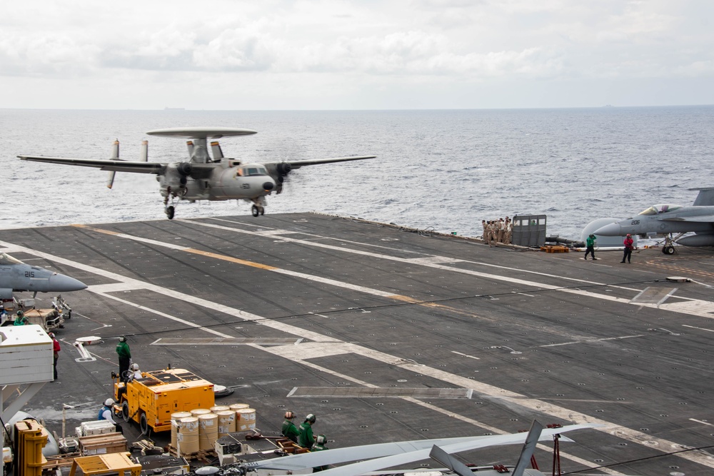 USS Ronald Reagan (CVN 76) conducts flight operations