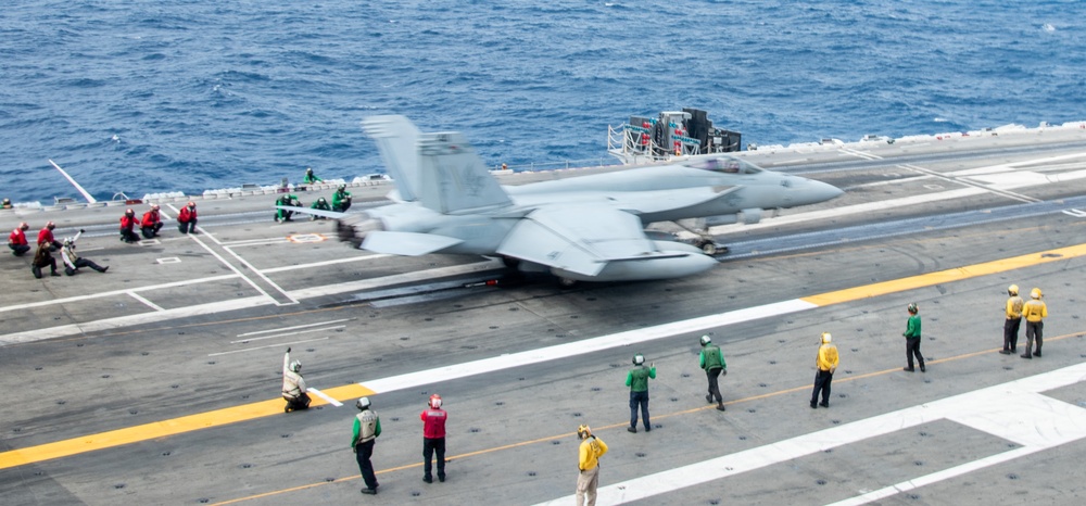 USS Ronald Reagan (CVN 76) conducts flight operations