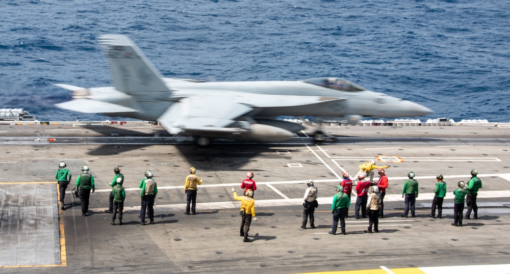 USS Ronald Reagan (CVN 76) conducts flight operations