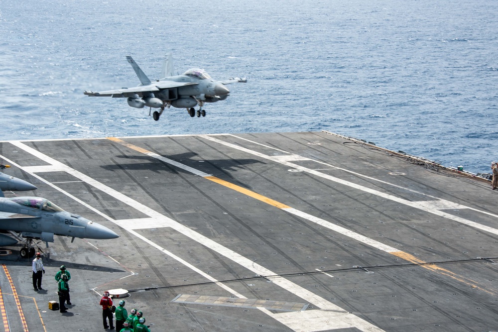 USS Ronald Reagan (CVN 76) conducts flight operations