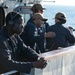 USS Normandy Conducts a Replenishment-at-Sea