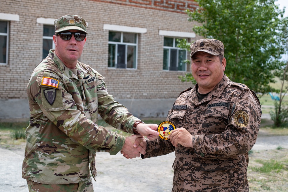 Alaska/Mongolia State Partnership Program MAF Small Unit Tactics Training Graduation