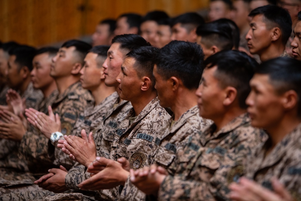 Alaska/Mongolia State Partnership Program MAF Small Unit Tactics Training Graduation