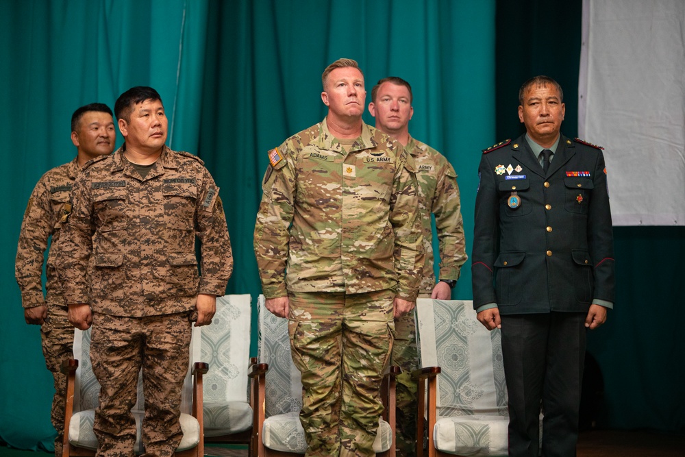 Alaska/Mongolia State Partnership Program MAF Small Unit Tactics Training Graduation