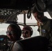 U.S. Air Force General Loh, director, Air National Guard, aboard the 182nd Airlift Wing's C-130 Hercules aircraft