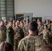 U.S. Air Force General Loh, director, Air National Guard, addresses Airmen at Wunstorf Air Base