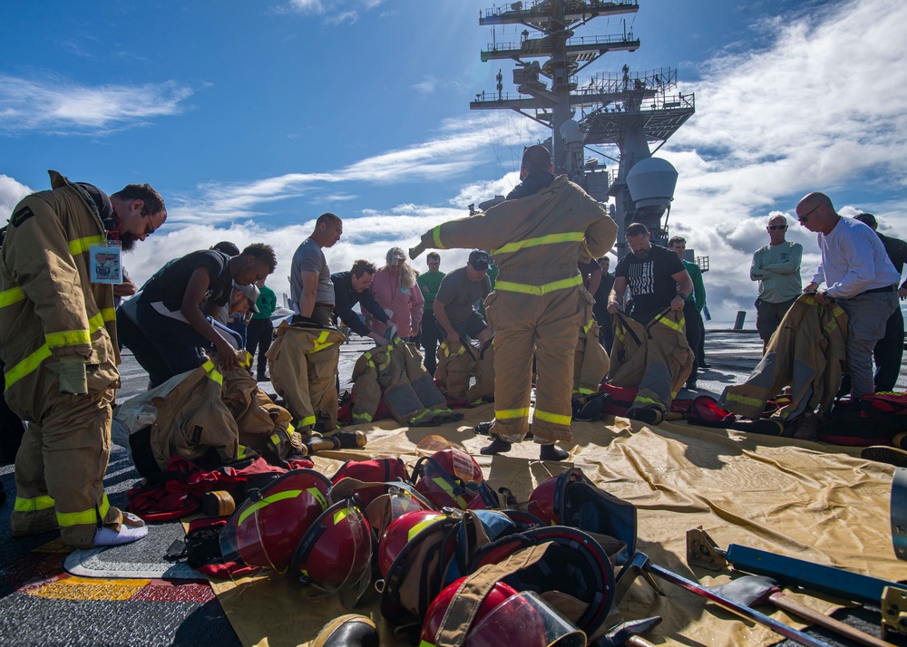 Nimitz Conducts Damage Control Rodeo