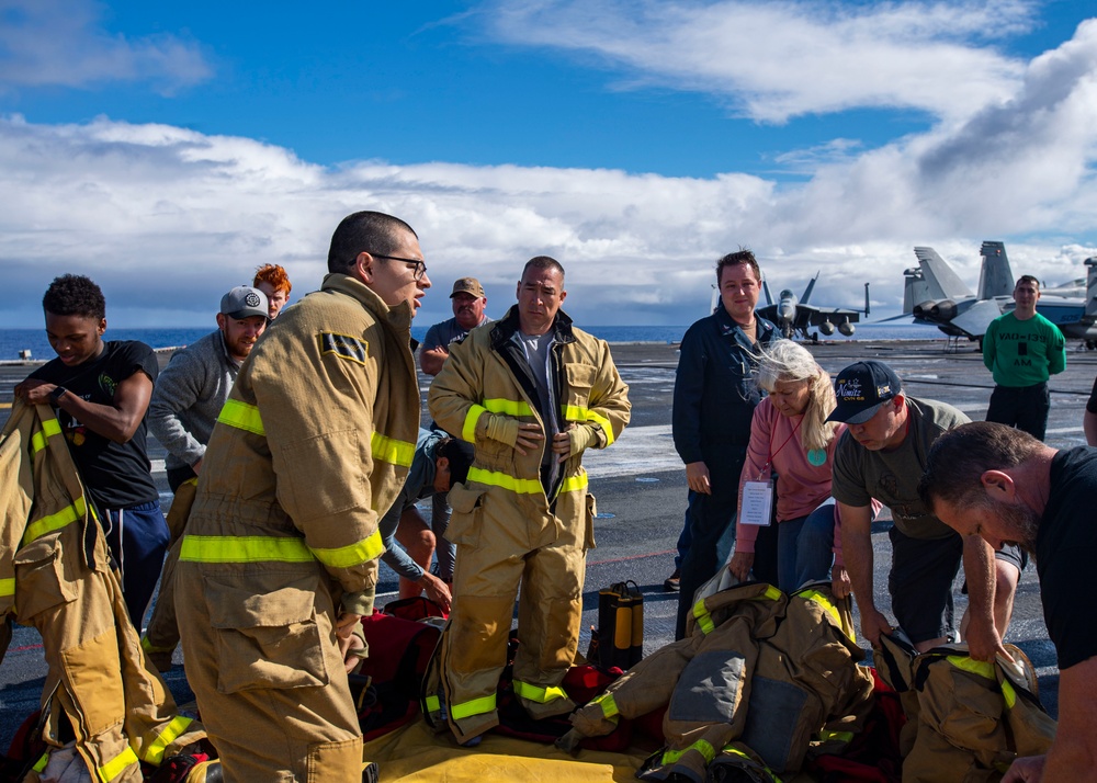 Nimitz Conducts Damage Control Rodeo