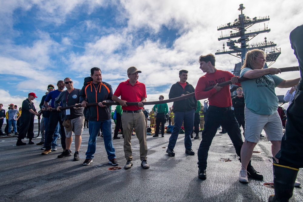 Nimitz Conducts Damage Control Rodeo