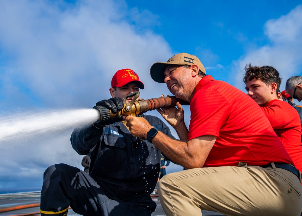 Nimitz Conducts Damage Control Rodeo