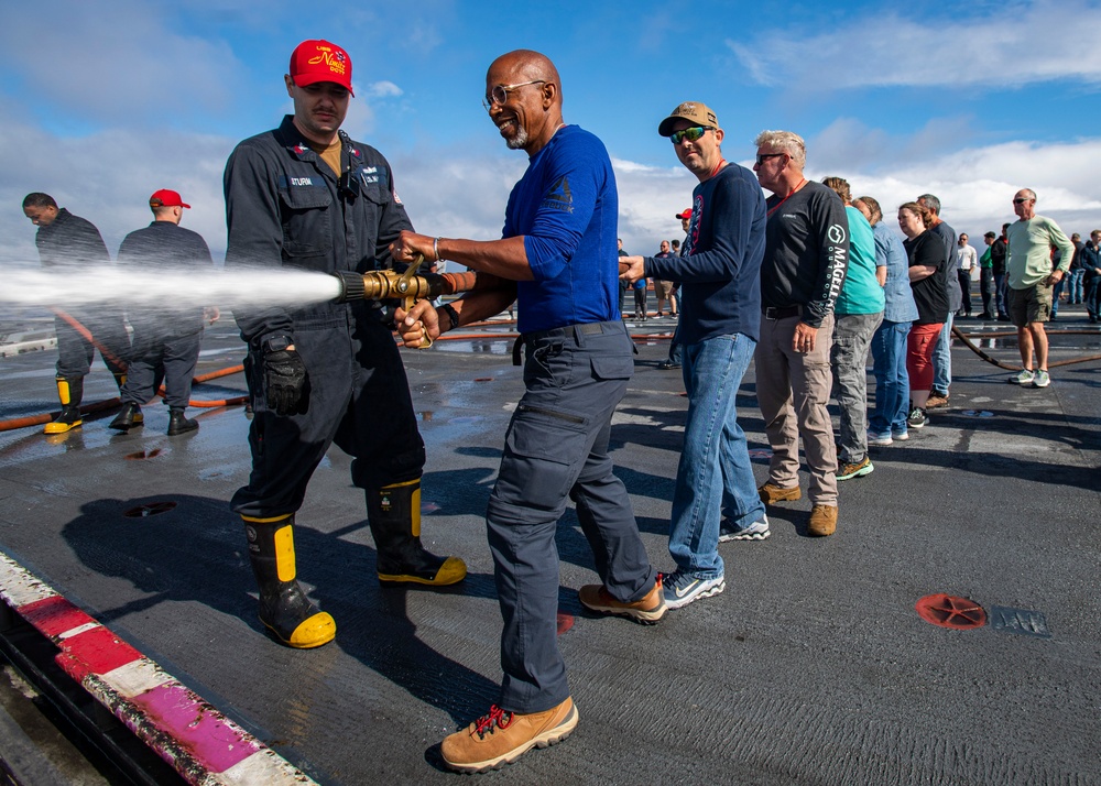 Nimitz Conducts Damage Control Rodeo