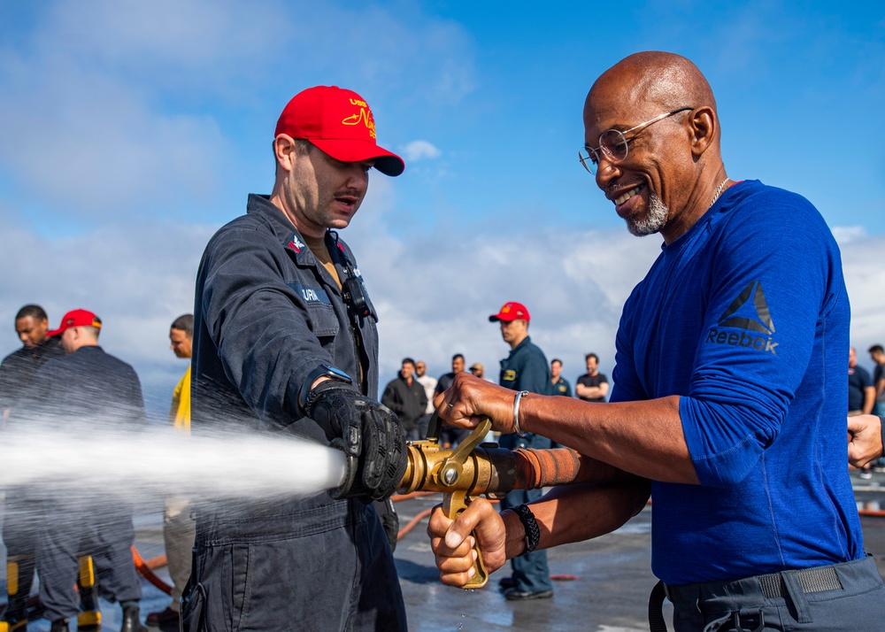 Nimitz Conducts Damage Control Rodeo