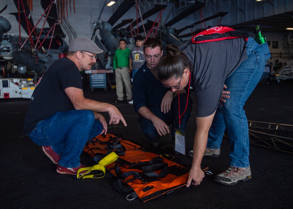 Nimitz Conducts Damage Control Rodeo