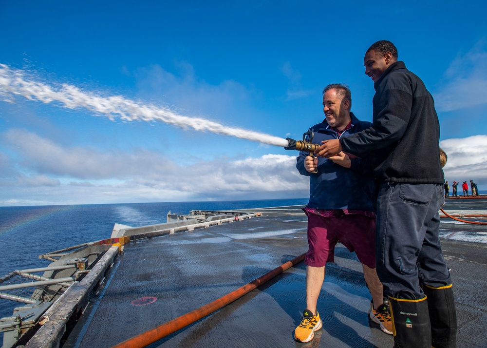 Nimitz Conducts Damage Control Rodeo