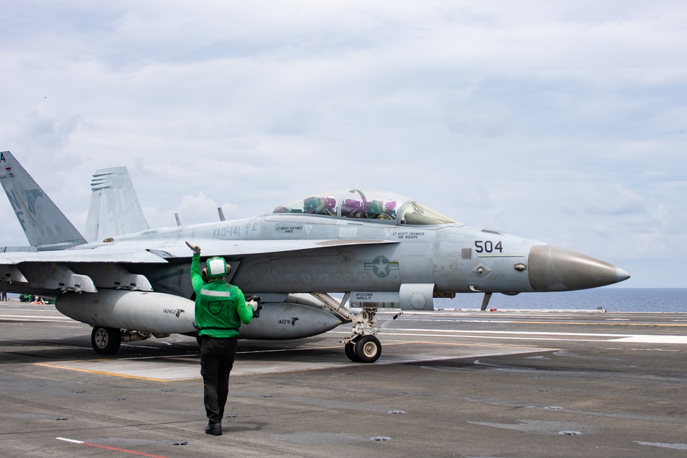 USS Ronald Reagan (CVN 76) conducts flight operations