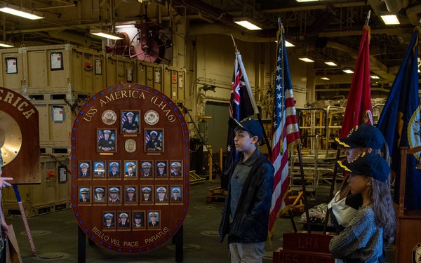 USS America (LHA 6) Hold A Childrens Hospital Visit