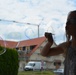 Bubbles under blue sky