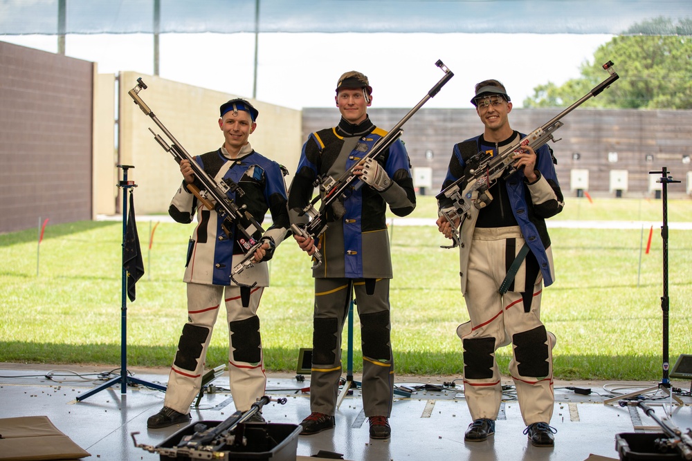 Fort Moore Soldiers Sweep the Podium in 50m Smallbore at Rifle Nationals