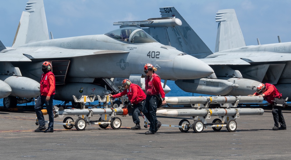 USS Ronald Reagan (CVN 76) conducts flight operations