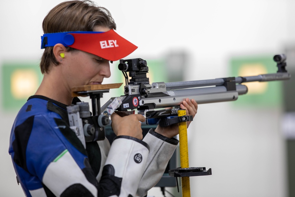 Sagen Maddalena Wins Two National Rifle Champions Title at Championships Held on Fort Moore