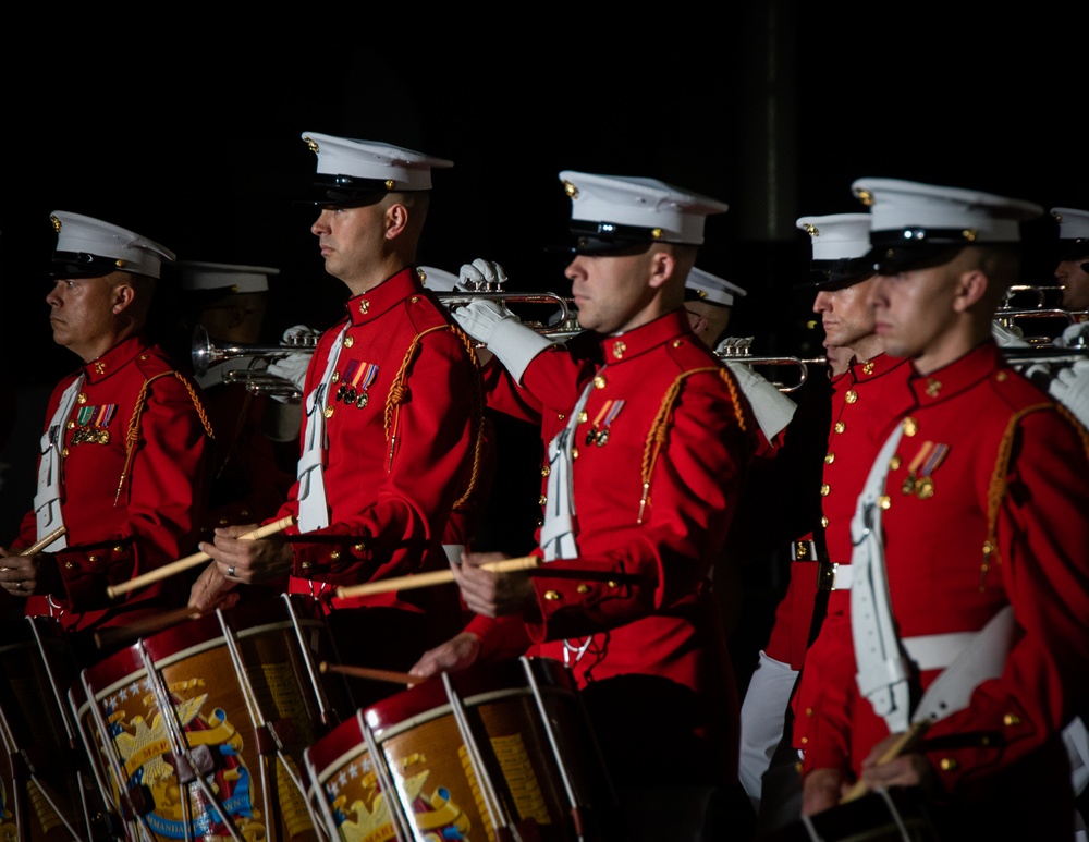 Marine Barracks Washington performs another fantastic evening parade.