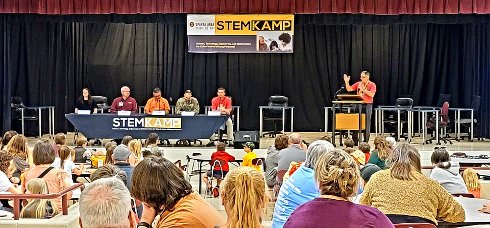 Fort McCoy personnel support special STEMKAMP event at Wisconsin school