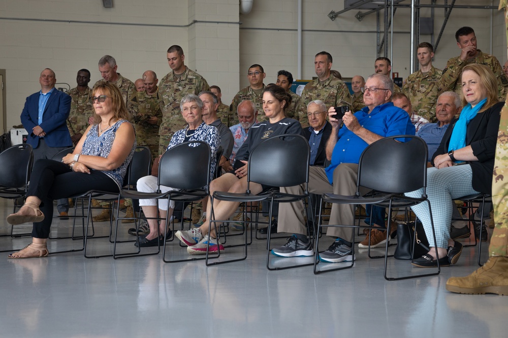 Three Warrant Officers are promoted to CW5 at 1109th TASMG