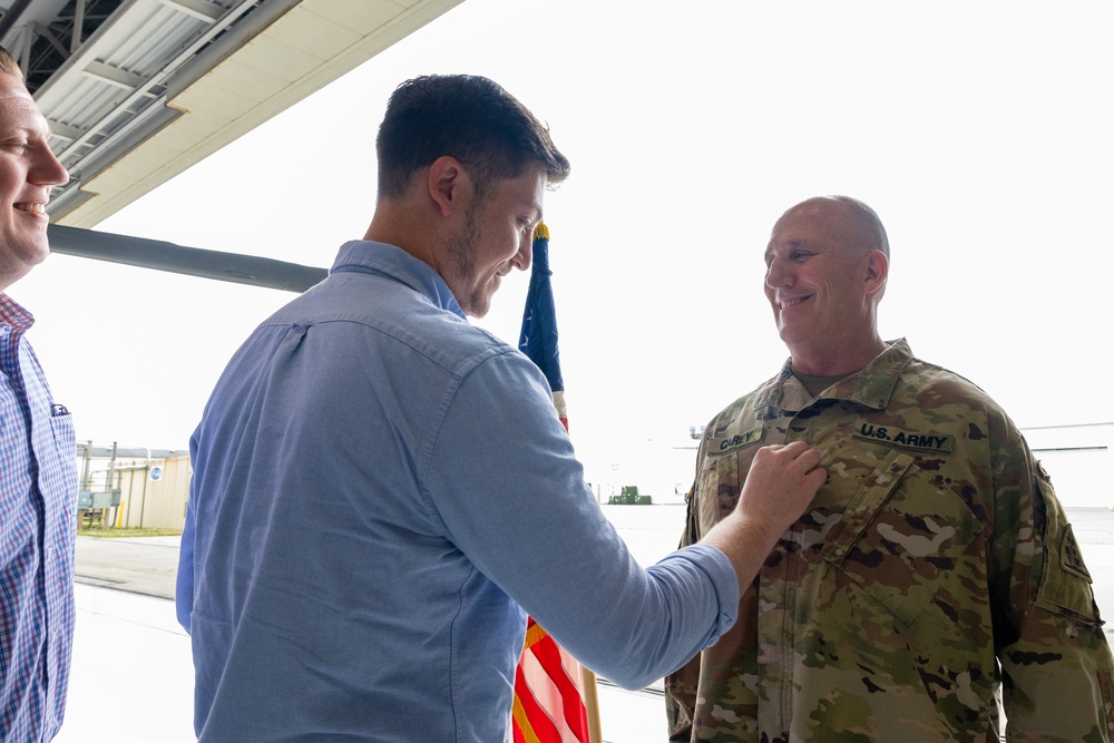 Three Warrant Officers are promoted to CW5 at 1109th TASMG