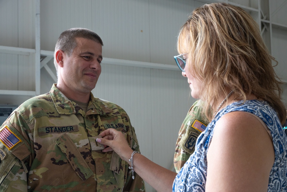 Three Warrant Officers are promoted to CW5 at 1109th TASMG