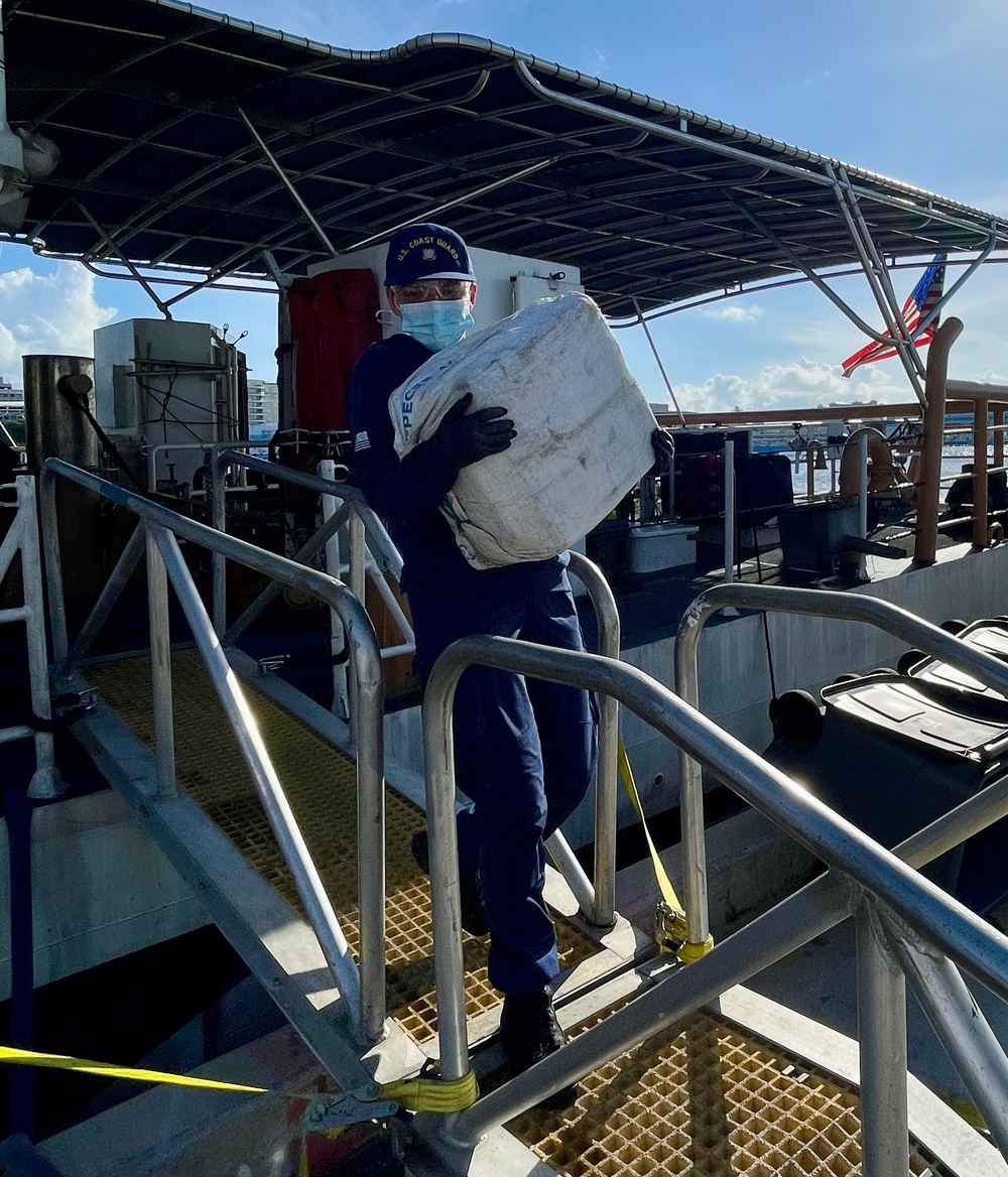 Coast Guard offloads more than $23 million in illegal narcotics in San Juan, Puerto Rico