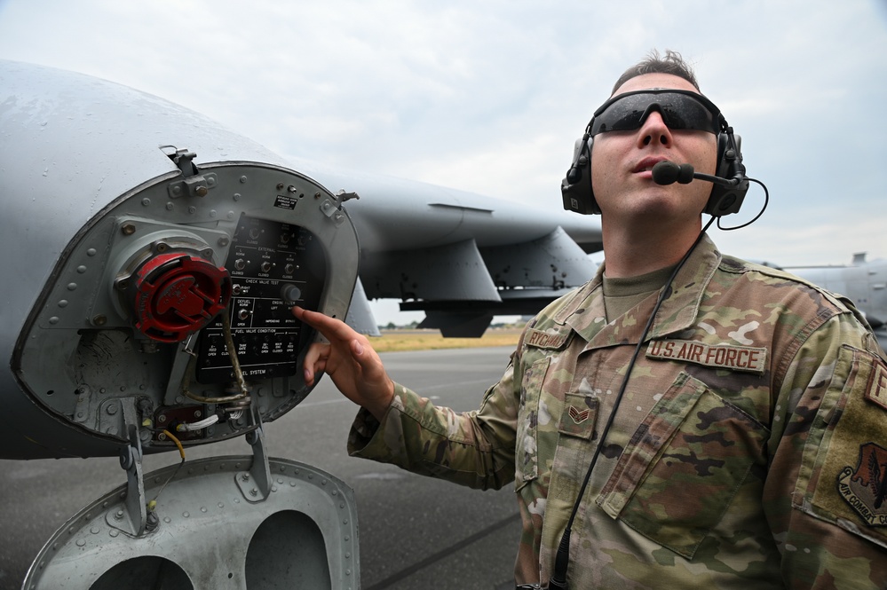 175th Wing maintainers ready A-10s for Air Defender sorties