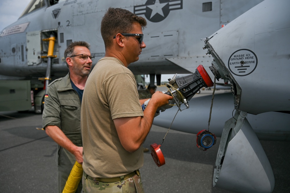 175th Wing maintainers ready A-10s for Air Defender sorties