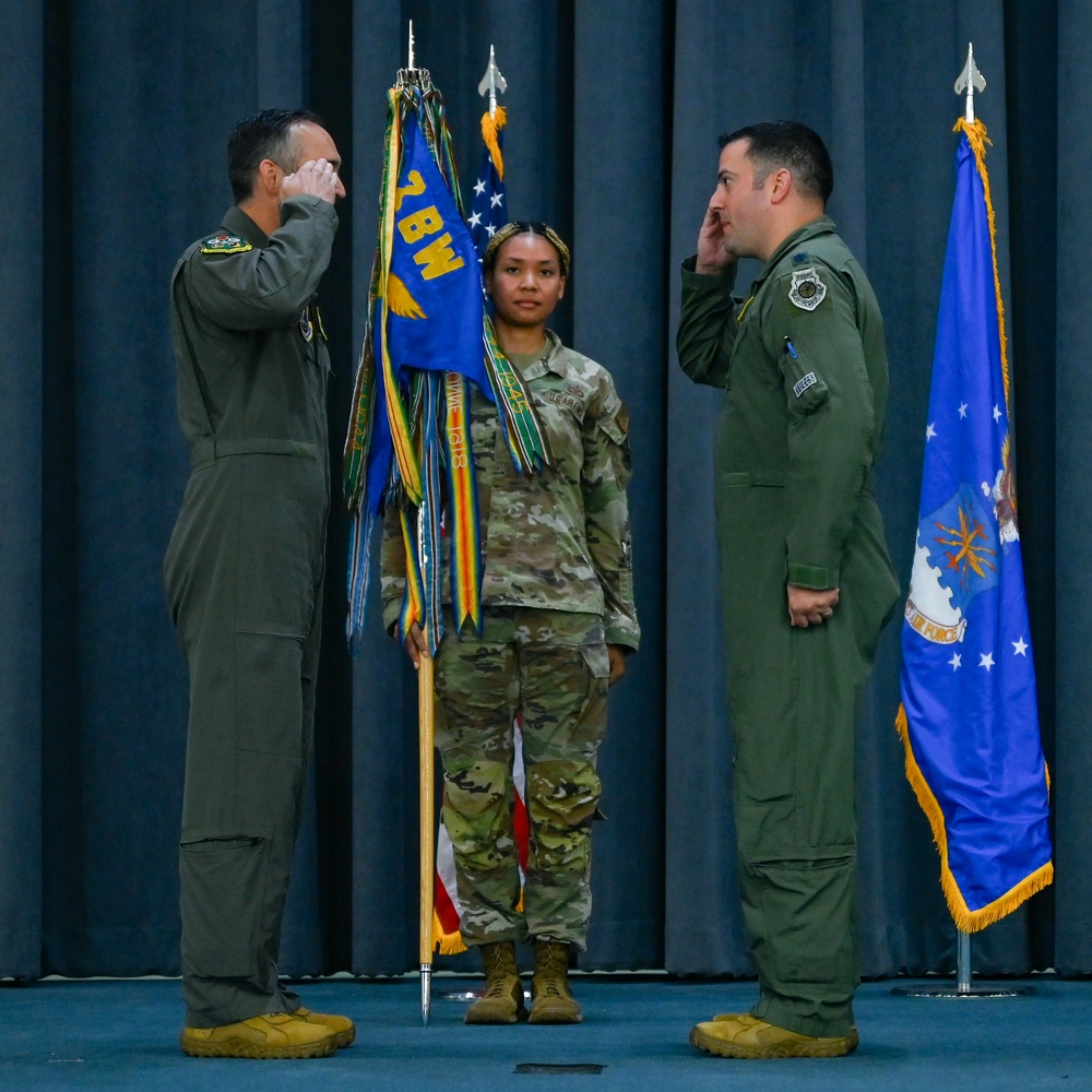 Barksdale welcomes Lt. Col. Jared P. Patterson