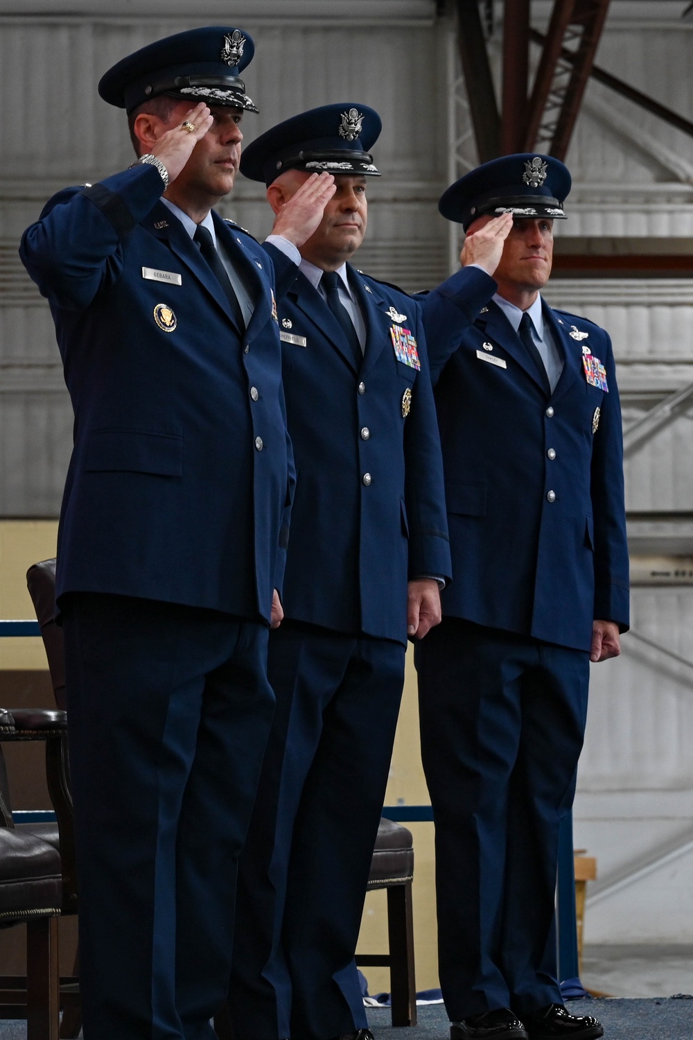 8th AF and J-GSOC commander attends 28th Bomb Wing Change of Command