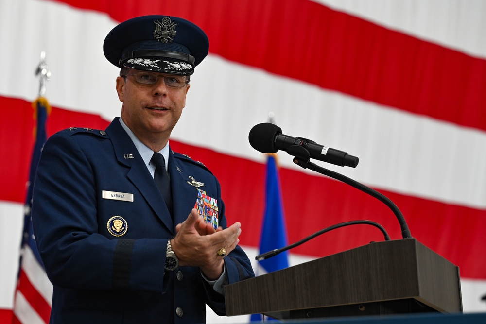 8th AF and J-GSOC commander attends 28th Bomb Wing Change of Command