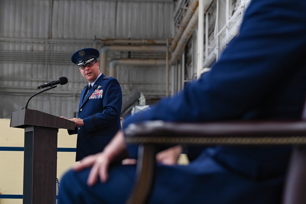 8th AF and J-GSOC commander attends 28th Bomb Wing Change of Command