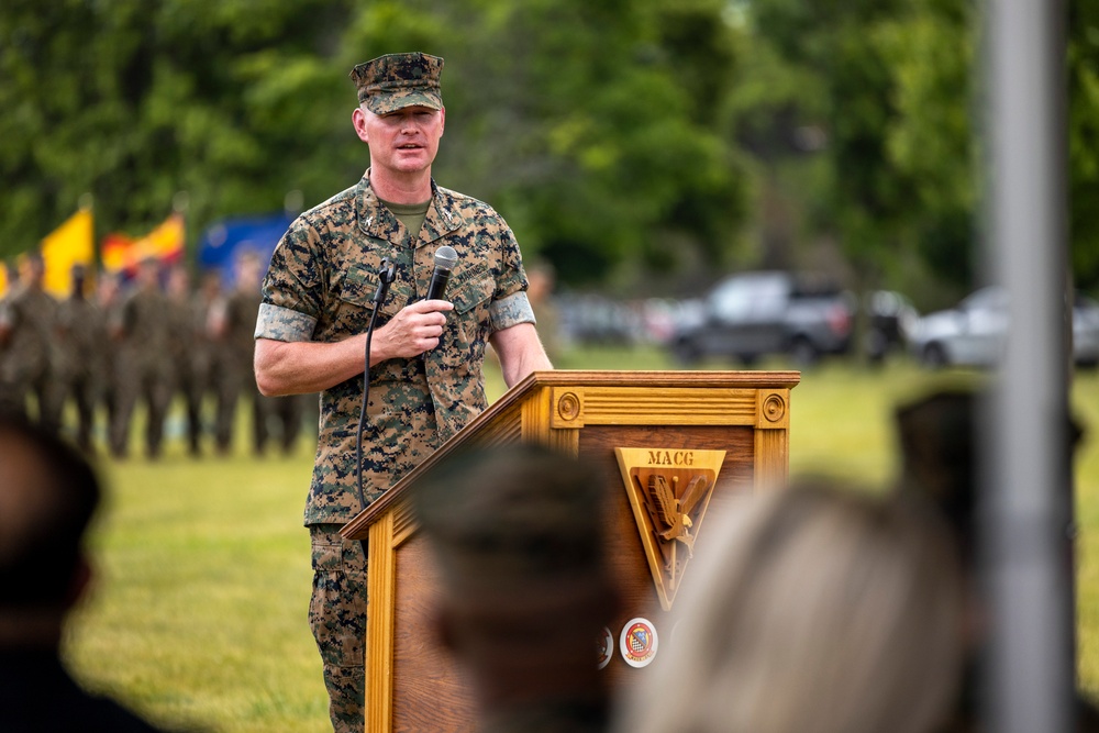 MACG-48 Change of Command